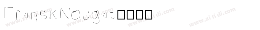 FranskNougat字体转换