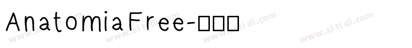 AnatomiaFree字体转换