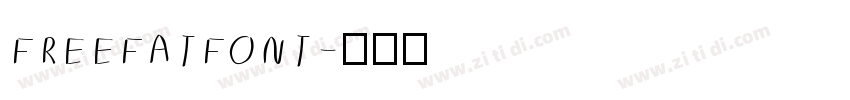 FREEFATFONT字体转换