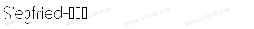 Siegfried字体转换