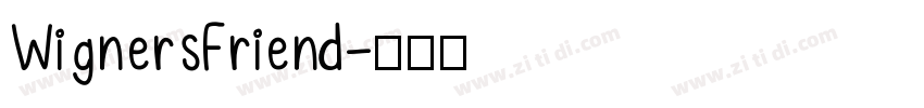 WignersFriend字体转换