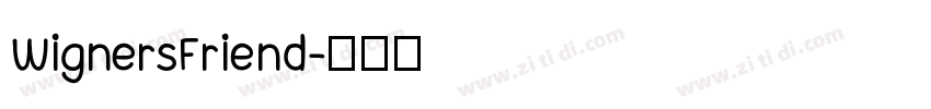 WignersFriend字体转换
