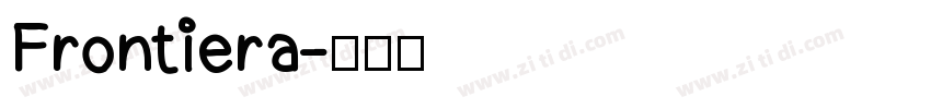 Frontiera字体转换