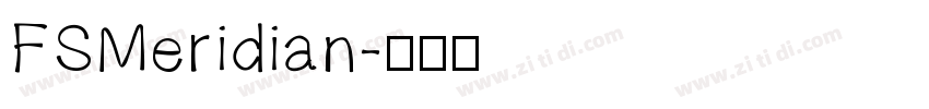 FSMeridian字体转换