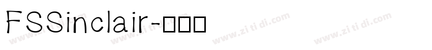FSSinclair字体转换