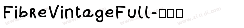 FibreVintageFull字体转换