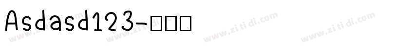 Asdasd123字体转换
