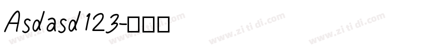 Asdasd123字体转换