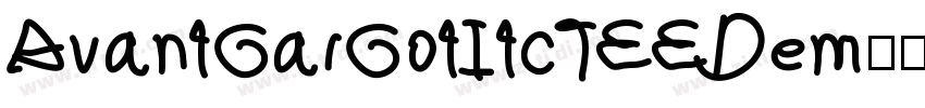 AvantGarGotItcTEEDem字体转换