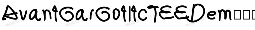 AvantGarGotltcTEEDem字体转换