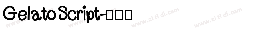 GelatoScript字体转换