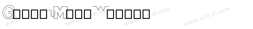 GenRyuMinTWR字体转换