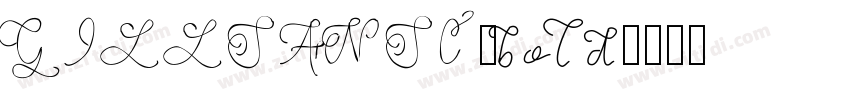 GILLSANSC-bold字体转换
