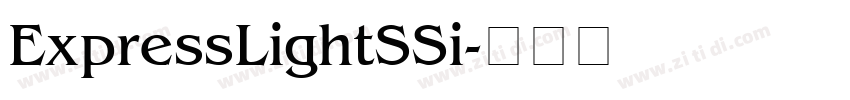ExpressLightSSi字体转换