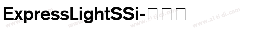 ExpressLightSSi字体转换