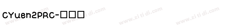 CYuen2PRC字体转换