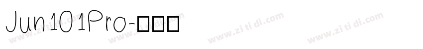 Jun101Pro字体转换