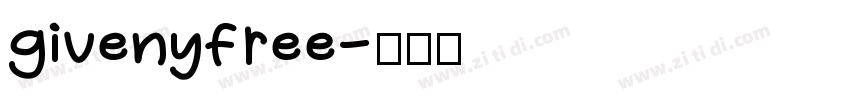 givenyfree字体转换