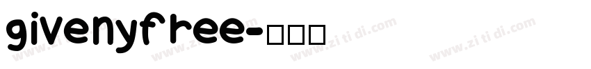 givenyfree字体转换