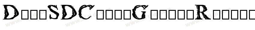 DemoSDCyberGlitchReg字体转换