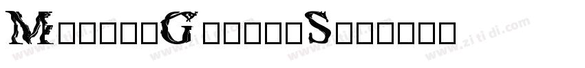 MaokenGlitchSan字体转换