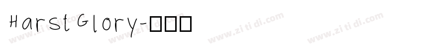 HarstGlory字体转换
