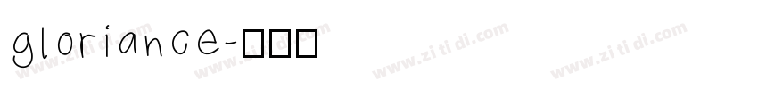 gloriance字体转换