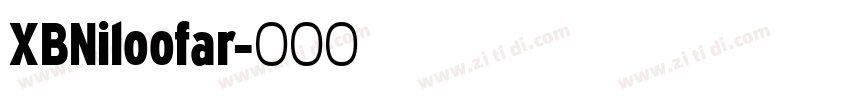 XBNiloofar字体转换