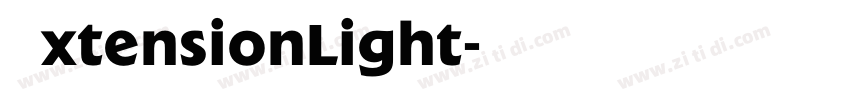 ExtensionLight字体转换 ExtensionLight字体转换