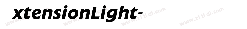ExtensionLight字体转换 ExtensionLight字体转换