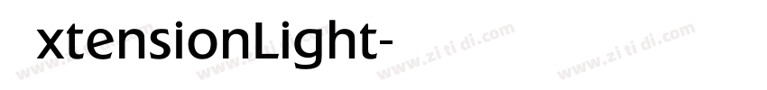 ExtensionLight字体转换 ExtensionLight字体转换