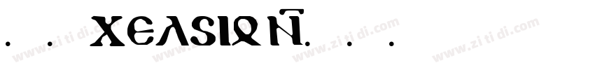 1Xcelsion字体转换