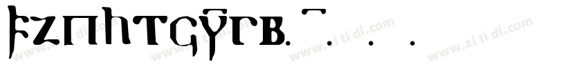 fzphtjw-gb1字体转换