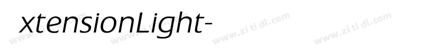 ExtensionLight字体转换 ExtensionLight字体转换
