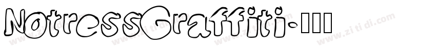 NotressGraffiti字体转换