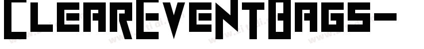 ClearEventBags字体转换