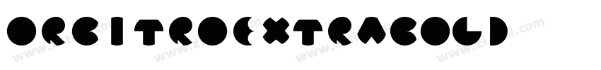 OrbitroExtraBold字体转换