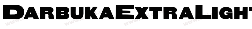 DarbukaExtraLightMF字体转换