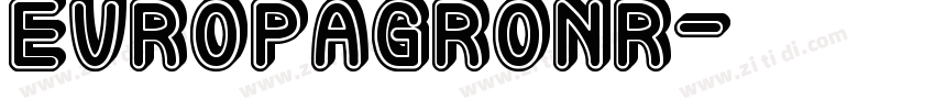 EuropaGroNr字体转换