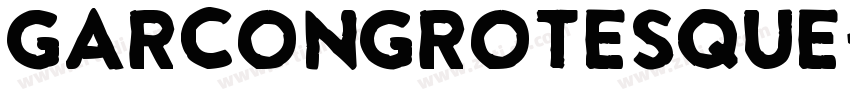 GarconGrotesque字体转换