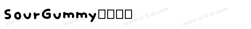 SourGummy字体转换