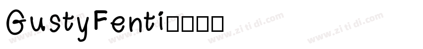 GustyFenti字体转换