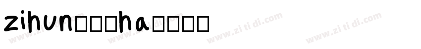 zihun143ha字体转换
