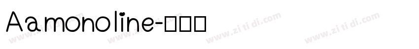 Aamonoline字体转换