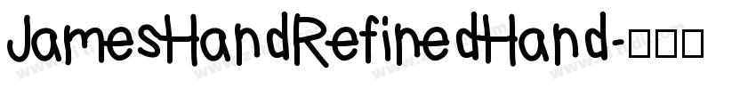 JamesHandRefinedHand字体转换