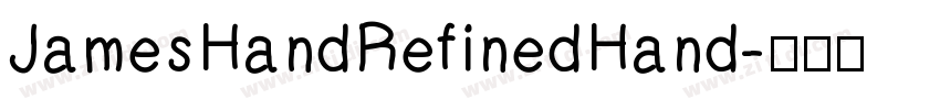 JamesHandRefinedHand字体转换