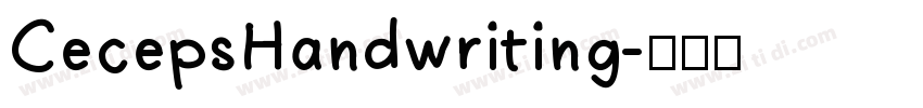 CecepsHandwriting字体转换