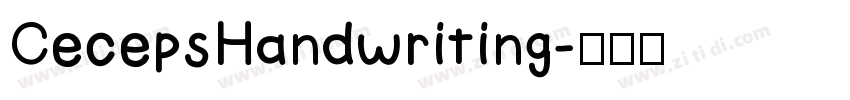 CecepsHandwriting字体转换