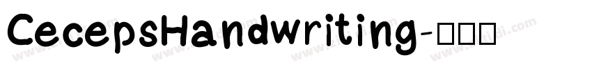 CecepsHandwriting字体转换