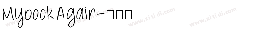 MybookAgain字体转换